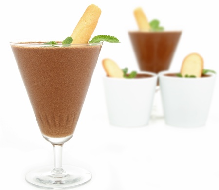 chocolate mousseの写真素材