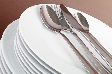 plate and cutlery