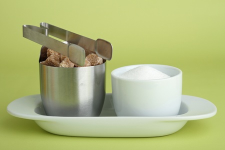 brown and white sugarの写真素材