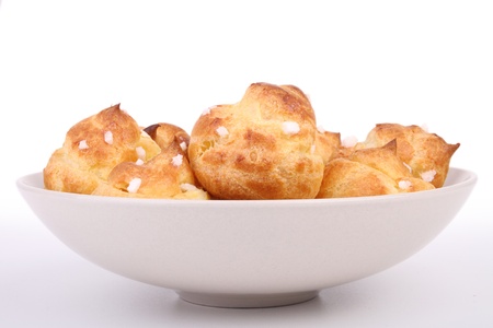 isolated pastry chouxの写真素材