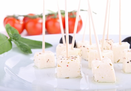 finger food, feta cheeseの写真素材