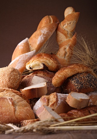 assortment of breadの写真素材