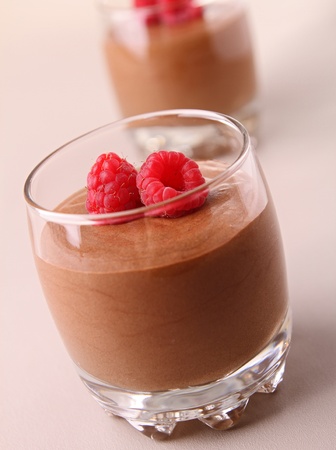 chocolate mousseの写真素材