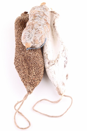 isolated sausageの写真素材