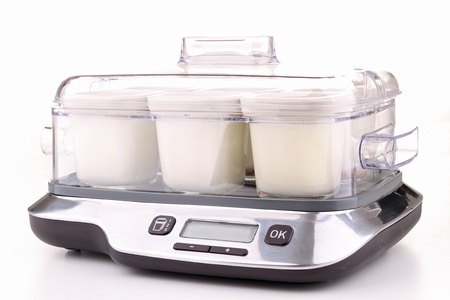 isolated yogurt machine 