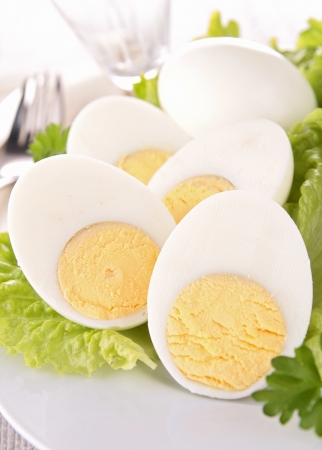 boiled eggの写真素材