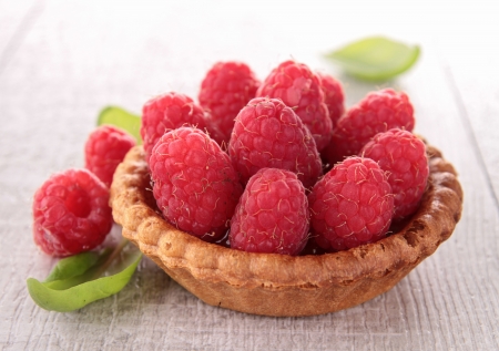 raspberry pastryの写真素材