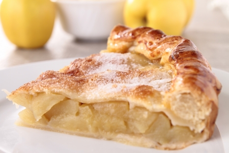 gourmet apple pieの写真素材