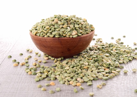 raw split pea