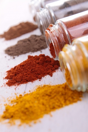 assortment of spicesの写真素材