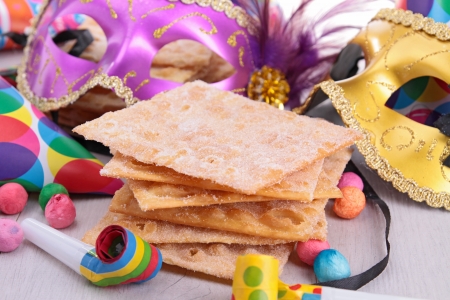 carnival pastry and decorationの写真素材