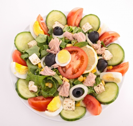 vegetable saladの写真素材