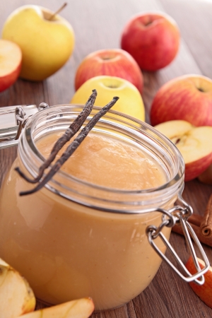 gourmet apple sauceの写真素材