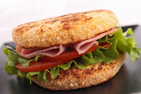 vegetarian burgerの写真素材