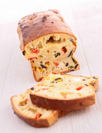 vegetable breadの写真素材