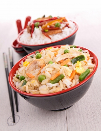 fried riceの写真素材