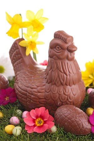 easter chocolatesの写真素材