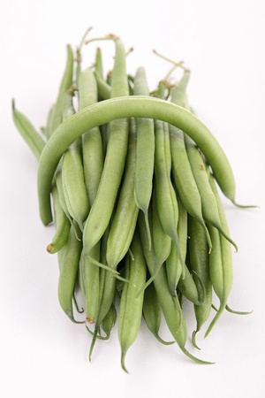 isolated green beanの写真素材