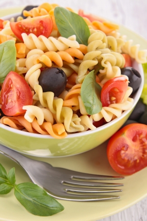 pasta saladの写真素材