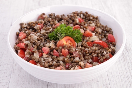 lentil saladの写真素材