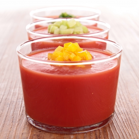 cold gazpacho soupの写真素材