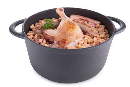 Chicken cassouletの写真素材