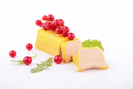 foie gras isolatedの写真素材