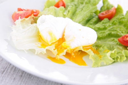 poached eggの写真素材