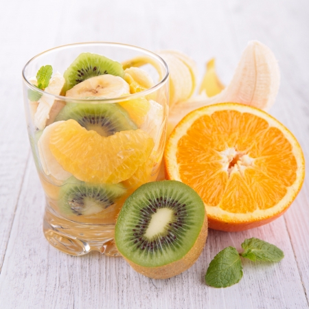 fruit saladの写真素材