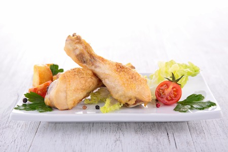 chicken legの写真素材