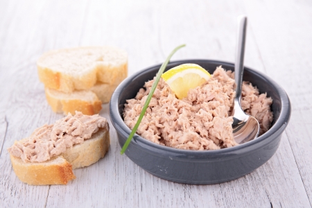 tuna and cheese spreadの写真素材