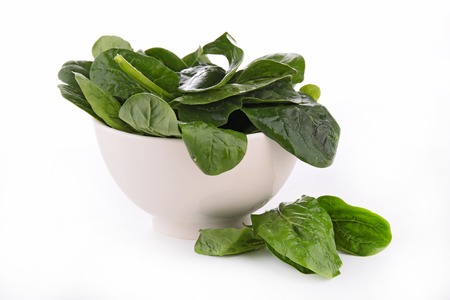 fresh spinach leaves