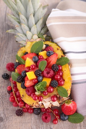 fruit saladの写真素材