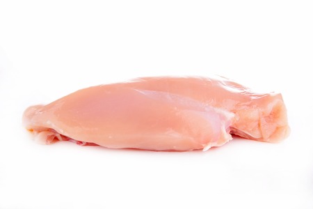 raw chicken breastの写真素材