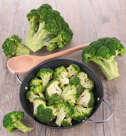 casserole with broccoliの写真素材