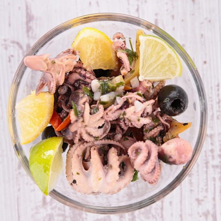 octopus saladの写真素材