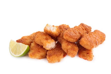 nugget isolatedの写真素材