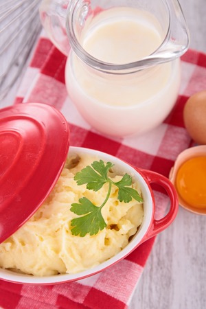 mashed potatoの写真素材