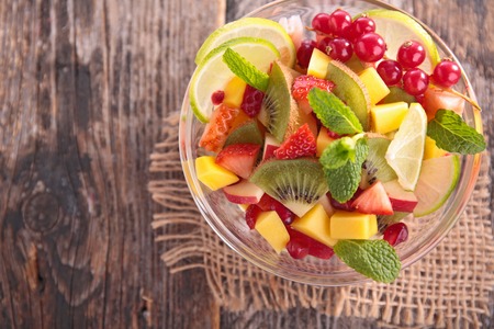 fruit saladの写真素材