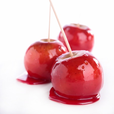 toffee appleの写真素材