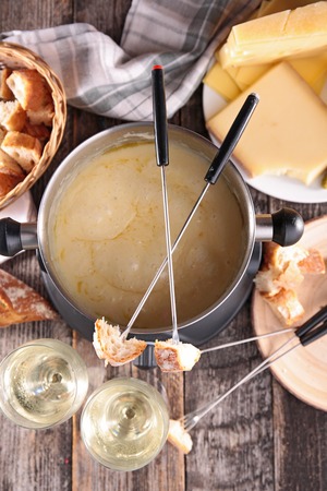 cheese fondueの写真素材