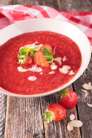 strawberry dessertの写真素材