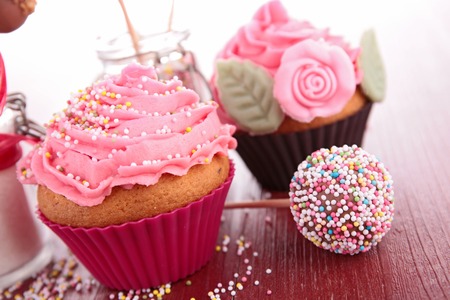 cupcake and confectioneryの写真素材