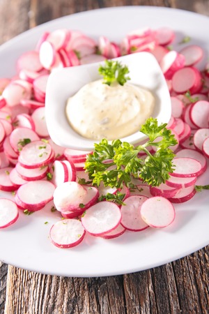 radish saladの写真素材