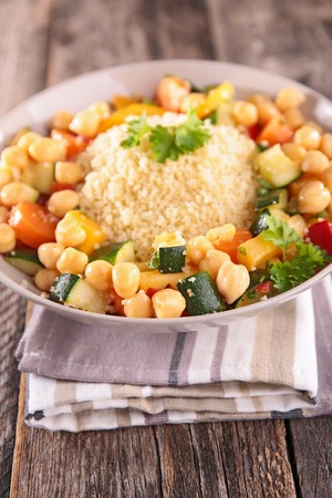 couscous and vegetablesの写真素材