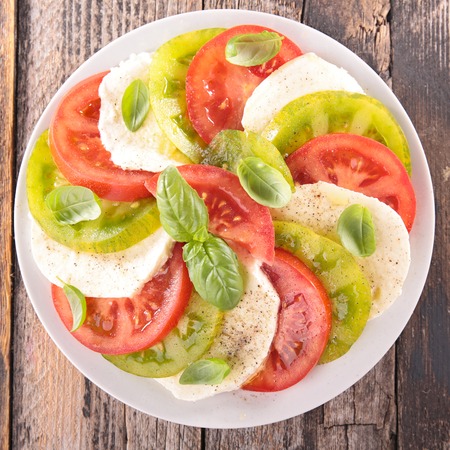 tomato salad, capreseの写真素材