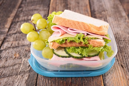 lunch box, school lunchの写真素材