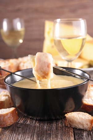 cheese fondueの写真素材