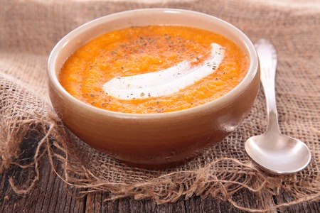 pumpkin soupの写真素材
