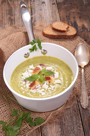 courgette soupの写真素材